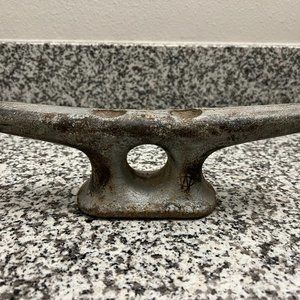 Wilcox Crittendon 10” Boat Cleat galvanized metal dock chock tie nautical decor
